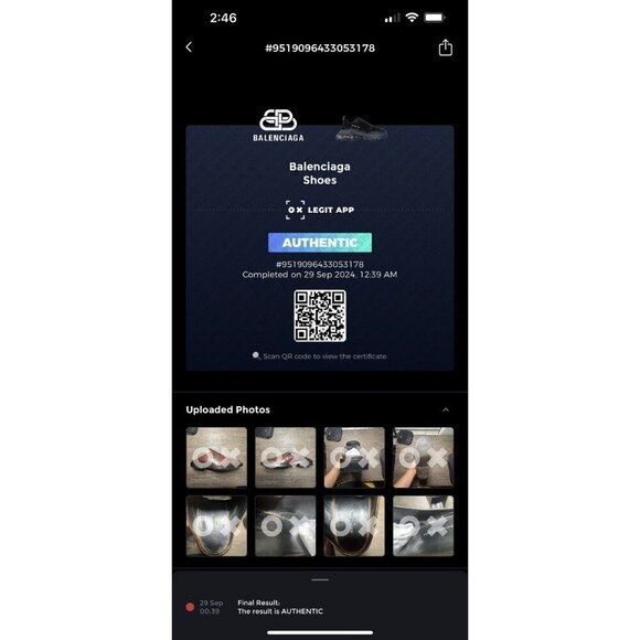 Balenciaga Men Size EU 41 US 8 Black Leather Slide Mules Plain Toe Sandal - Picture 2 of 13